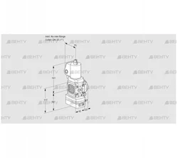 VAG1T-/25N/NWSLAA (88034315) Газовый клапан с регулятором соотношения Kromschroder