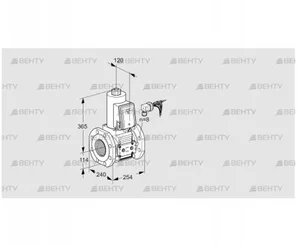 VAS9125F05NAE/PP/EP (88204810) Газовый клапан Kromschroder