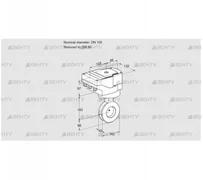 IBAF100/80Z05/20-60W3E (88302179) Дроссельная заслонка Kromschroder