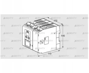 FCU500WC1F0H1K2-E (88621411) Автомат безопасности агрегатов Kromschroder