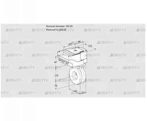 IBG80/65Z05/40A2AR10 (88303649) Дроссельная заслонка Kromschroder