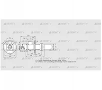 BIC 65/50HBR-200/335-(108)ER (84199339) Газовая горелка Kromschroder