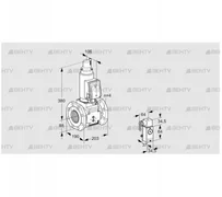 VAS7T80A05LQGRE/4P/P3 (88205206) Газовый клапан Kromschroder