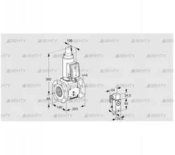 VAS7T80A05LQGRE/4P/P3 (88205206) Газовый клапан Kromschroder