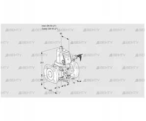 VAS350F/NWSR (88015644) Газовый клапан Kromschroder