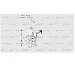 VAS115R/NW (88000139) Газовый клапан Kromschroder