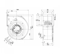 Центробежный вентилятор ebmpapst G3G160CU0911