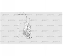 VAS2-/40R/NWSR (88006551) Газовый клапан Kromschroder