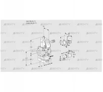 VAG125R/NWAE (88003956) Газовый клапан с регулятором соотношения Kromschroder