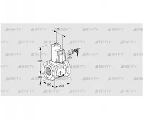 VAS780F05NWB/PP/MM (88207564) Газовый клапан Kromschroder