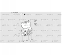 VCS1E15R/15R05NNQSL3/PPPP/PPPP (88100830) Сдвоенный газовый клапан Kromschroder