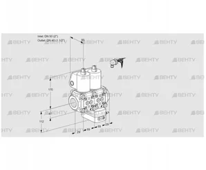 VCG2E50R/40R05NGEWL/PPPP/PPPP (88105346) Клапан с регулятором соотношения Kromschroder