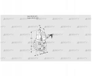 VAN120R/NQSR (88012175) Сбросной газовый клапан Kromschroder