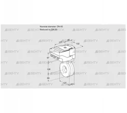 IBA65/50Z05/40A2AR10 (88301218) Дроссельная заслонка Kromschroder