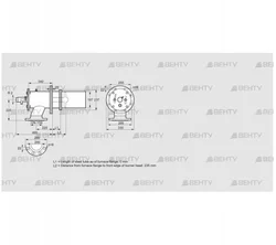 ZIC 200HM-0/235-(24)D (84277518) Газовая горелка Kromschroder