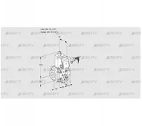 VAS115R/NW (88013868) Газовый клапан Kromschroder