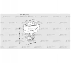 IFC3T65/65N05-40PPPP/20-60Q3T (88302572) Регулирующий клапан с сервоприводом Kromschroder