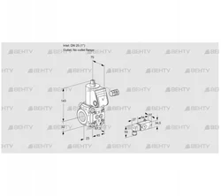 VAS125/-R/NW (88017252) Газовый клапан Kromschroder