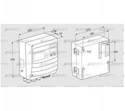 BCU480W0P6C0D1000K2E0-/LM400WF0O0E1- (88680336) Блок управления горением Kromschroder