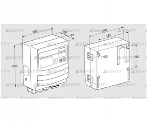 BCU480W0P6C0D1000K2E0-/LM400WF0O0E1- (88680336) Блок управления горением Kromschroder