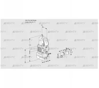 VAG1-/25R/NWAK (88033305) Газовый клапан с регулятором соотношения Kromschroder