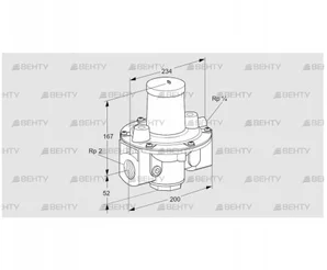 GDJ 50R04-0Z (03155045) Регулятор давления Kromschroder