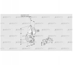 VAS115/-R/NWGR (88028671) Газовый клапан Kromschroder