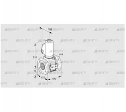 VAS6T65A05NQGLE/PP/PP (88206794) Газовый клапан Kromschroder