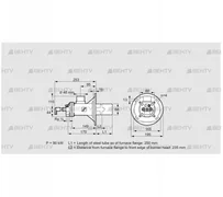 BIOA 65RB-250/235-(37)D (84022531) Газовая горелка Kromschroder