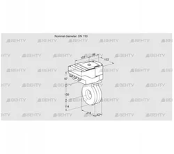 IBA150Z05/20-30W3E (88301167) Дроссельная заслонка Kromschroder