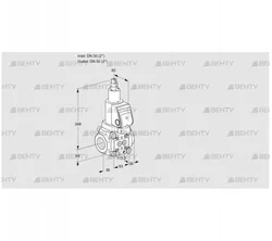 VAS3T50N/LQGR (88002231) Газовый клапан Kromschroder