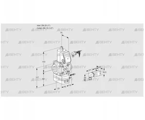 VAG125/15R/NWBE (88033871) Газовый клапан с регулятором соотношения Kromschroder