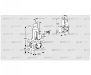 VAS780F05LWE/PP/B- (88206955) Газовый клапан Kromschroder