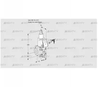 VAS115/-R/LW (88025210) Газовый клапан Kromschroder