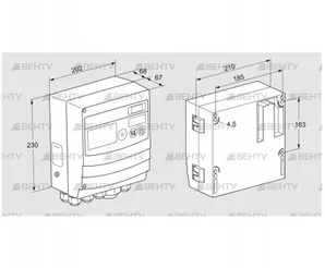 BCU460W3P2C0D1000K1E0-/LM400WF0O0E1- (88680090) Блок управления горением Kromschroder