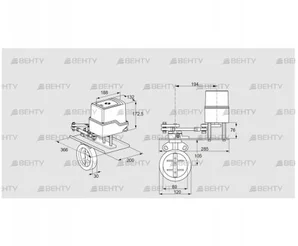 IDR80Z03D650GDW/50-30W20E (88303638) Дроссельная заслонка Kromschroder