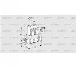 VCS665F05NNQRE/PPPP/PPEP (88204835) Сдвоенный газовый клапан Kromschroder