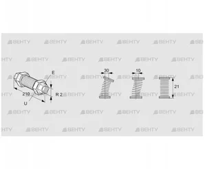 EKO 50RI (03262052) Газовый компенсатор Kromschroder