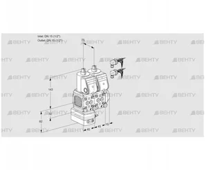 VCD1E15R/15R05FD-100NWR6/PPPP/PPPP (88104524) Регулятор давления Kromschroder