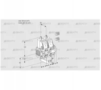 VCH1E20R/15R05FNHEVWR3/PPPP/PPPP (88101439) Клапан с регулятором расхода Kromschroder