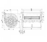Центробежный вентилятор ebmpapst D3G133LU0101