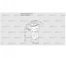 IBA40/32Z05/20-30W3T (88301292) Дроссельная заслонка Kromschroder