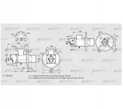 BIO 140KBL-50/35-(67)E (84008215) Газовая горелка Kromschroder