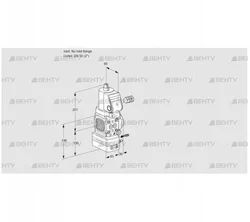 VAG3-/50R/NPGRAK (88027539) Газовый клапан с регулятором соотношения Kromschroder