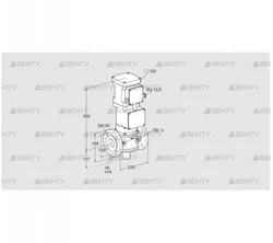 VK 50F10T5A93DV (85315107) Газовый клапан с приводом Kromschroder