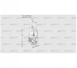 VAS1T-/15N/NQSR (88001911) Газовый клапан Kromschroder