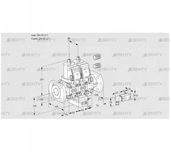 VCH3E50F/50F05NHEVWSR3/-3PP/PPPP (88106358) Клапан с регулятором расхода Kromschroder