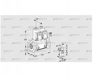 VCS9125F05NNAR3B/PPPP/3-P2 (88205202) Сдвоенный газовый клапан Kromschroder