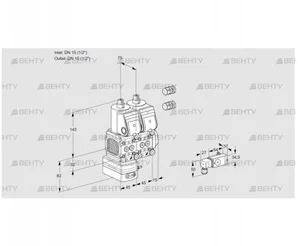 VCD1E15R/15R05FD-50NWR3/2-PP/PPPP (88100659) Регулятор давления Kromschroder