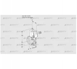 VAS110/-R/NW (88006497) Газовый клапан Kromschroder